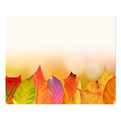 Autumn Leaves Colorful Fall Foliage Double Sided Flano Blanket (large)  by BangZart