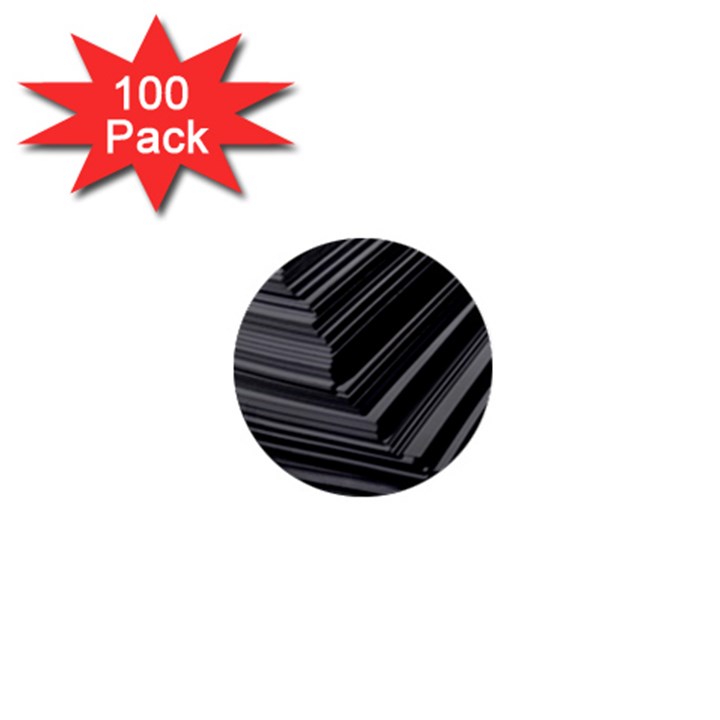 Paper Low Key A4 Studio Lines 1  Mini Buttons (100 pack) 