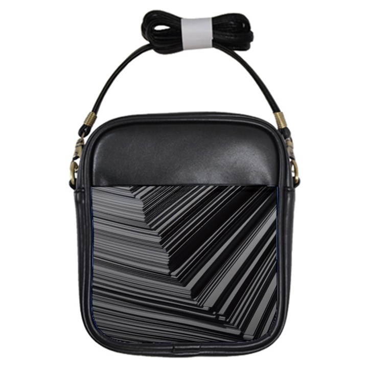 Paper Low Key A4 Studio Lines Girls Sling Bags