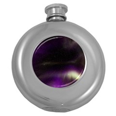 The Northern Lights Nature Round Hip Flask (5 Oz) by BangZart