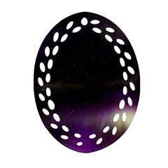 The Northern Lights Nature Ornament (oval Filigree)