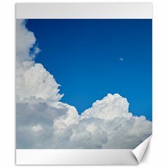 Sky Clouds Blue White Weather Air Canvas 8  X 10  by BangZart