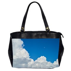 Sky Clouds Blue White Weather Air Office Handbags (2 Sides)  by BangZart