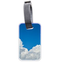 Sky Clouds Blue White Weather Air Luggage Tags (two Sides) by BangZart