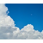 Sky Clouds Blue White Weather Air Deluxe Canvas 14  x 11  14  x 11  x 1.5  Stretched Canvas