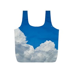 Sky Clouds Blue White Weather Air Full Print Recycle Bags (s)  by BangZart