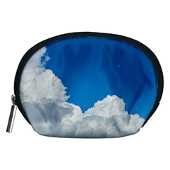 Sky Clouds Blue White Weather Air Accessory Pouches (medium)  by BangZart