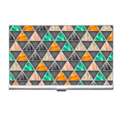 Abstract Geometric Triangle Shape Business Card Holders by BangZart