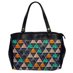 Abstract Geometric Triangle Shape Office Handbags by BangZart