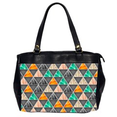 Abstract Geometric Triangle Shape Office Handbags (2 Sides)  by BangZart