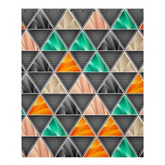 Abstract Geometric Triangle Shape Shower Curtain 60  X 72  (medium)  by BangZart