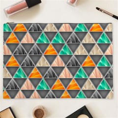 Abstract Geometric Triangle Shape Cosmetic Bag (xxl)  by BangZart