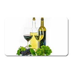 White Wine Red Wine The Bottle Magnet (rectangular) by BangZart