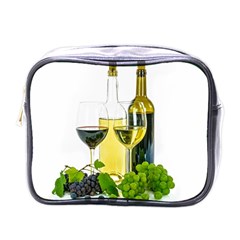 White Wine Red Wine The Bottle Mini Toiletries Bags by BangZart