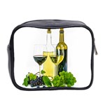 White Wine Red Wine The Bottle Mini Toiletries Bag 2-Side Back