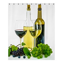 White Wine Red Wine The Bottle Shower Curtain 60  X 72  (medium)  by BangZart