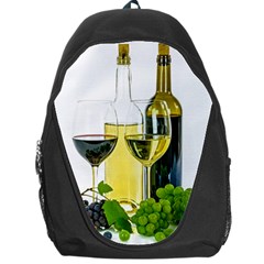 White Wine Red Wine The Bottle Backpack Bag by BangZart