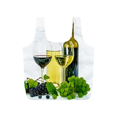 White Wine Red Wine The Bottle Full Print Recycle Bags (s)  by BangZart