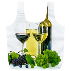 White Wine Red Wine The Bottle Full Print Recycle Bags (l)  by BangZart