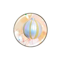 Sphere Tree White Gold Silver Hat Clip Ball Marker (4 Pack) by BangZart