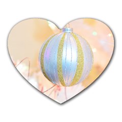 Sphere Tree White Gold Silver Heart Mousepads by BangZart