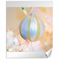 Sphere Tree White Gold Silver Canvas 11  X 14   by BangZart