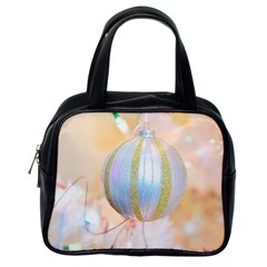 Sphere Tree White Gold Silver Classic Handbags (one Side) by BangZart