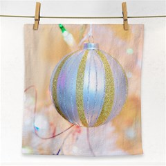 Sphere Tree White Gold Silver Face Towel by BangZart