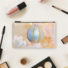 Sphere Tree White Gold Silver Cosmetic Bag (small)  by BangZart