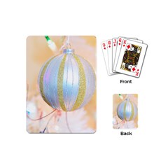 Sphere Tree White Gold Silver Playing Cards (mini)  by BangZart