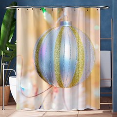 Sphere Tree White Gold Silver Shower Curtain 60  X 72  (medium)  by BangZart