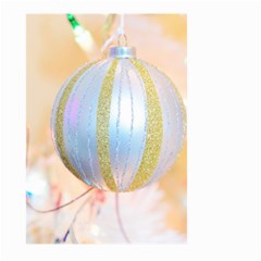 Sphere Tree White Gold Silver Large Garden Flag (two Sides) by BangZart