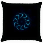 Background Abstract Decorative Throw Pillow Case (Black) Front