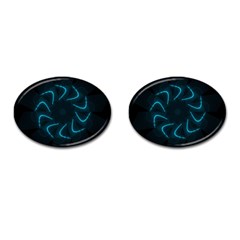 Background Abstract Decorative Cufflinks (oval) by BangZart