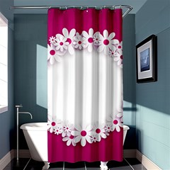 Photo Frame Transparent Background Shower Curtain 36  X 72  (stall)  by BangZart