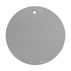 Solid Christmas Silver Ornament (round)