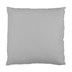 Solid Christmas Silver Standard Cushion Case (Two Sides) Back