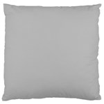 Solid Christmas Silver Large Cushion Case (Two Sides) Front