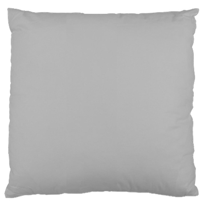 Solid Christmas Silver Large Cushion Case (Two Sides)