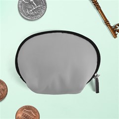 Solid Christmas Silver Accessory Pouches (small)  by PodArtist