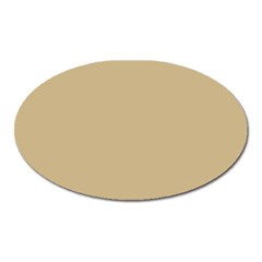 Solid Christmas Gold Oval Magnet by PodArtist