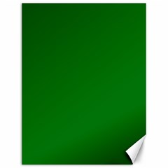 Solid Christmas Green Velvet Classic Colors Canvas 12  X 16   by PodArtist