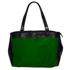 Solid Christmas Green Velvet Classic Colors Office Handbags by PodArtist