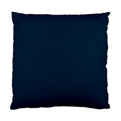 Solid Christmas Silent Night Blue Standard Cushion Case (one Side) by PodArtist