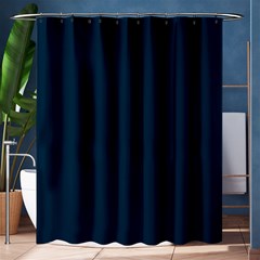 Solid Christmas Silent Night Blue Shower Curtain 60  X 72  (medium)  by PodArtist