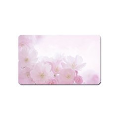 Pink Blossom Bloom Spring Romantic Magnet (name Card) by BangZart