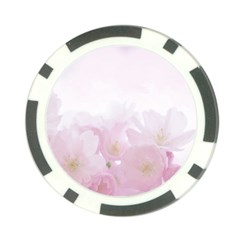 Pink Blossom Bloom Spring Romantic Poker Chip Card Guard by BangZart