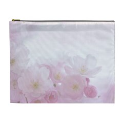 Pink Blossom Bloom Spring Romantic Cosmetic Bag (xl) by BangZart