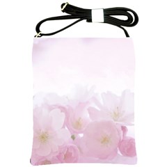 Pink Blossom Bloom Spring Romantic Shoulder Sling Bags by BangZart