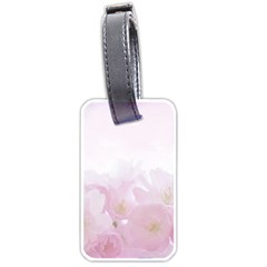 Pink Blossom Bloom Spring Romantic Luggage Tags (one Side)  by BangZart